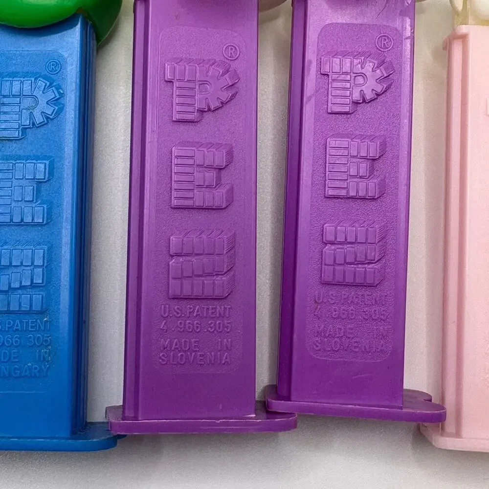 Vtg Easter PEZ Candy Dispenser Lot (8) Bunny,Lamb,Chicks 80s 90s Retro w/ Feet
